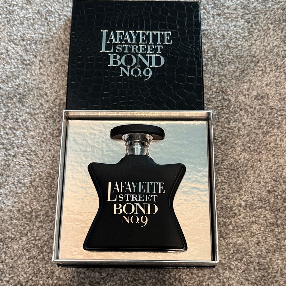Bond No. 9 New York Lafayette Street Fragrance - Black and Silver EMPTY bottle